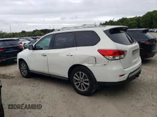 2014 Nissan Pathfinder S with VIN 5N1AR2MM4EC705596, listed as a Copart auction lot 72656534 with 57,357 mi miles and Clean Title. Bid and sale history available at carsss.com. Image 2.