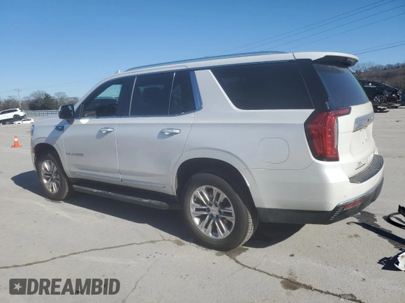 2021 GMC Yukon SLT with VIN 1GKS2BKD4MR362689, listed as a Copart auction lot 88636245 with 93,039 mi miles and Salvage Title. Bid and sale history available at carsss.com. Image 2.