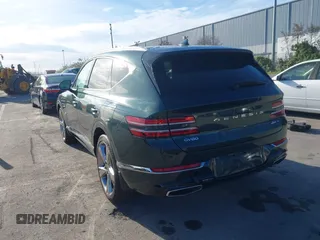 2021 Genesis GV80 with VIN KMUHCESCXMU046641, listed as a IAAI auction lot 41614756 with 25,666 mi miles and . Bid and sale history available at DreamBid. Image 3.