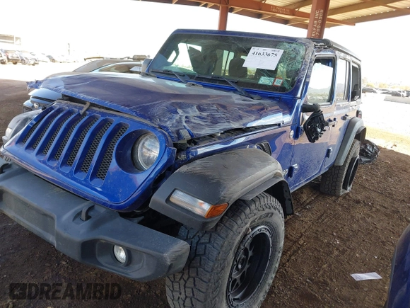 2020 Jeep Wrangler Unlimited Sport Altitude z VIN 1C4HJXDG4LW312551, wystawiony jako IAAI lot #41633675 z przebiegiem 60 097 mil mil oraz . Historia ofert i sprzedaży dostępna na DreamBid. Obrazek 18.