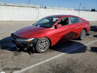 2024 Hyundai Elantra SEL with VIN KMHLM4DG4RU657451, listed as a Copart auction lot 81934824 with 7,639 mi miles and Salvage Title. Bid and sale history available at carsss.com. Image 1.