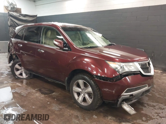 2013 Acura MDX with VIN 2HNYD2H24DH506239, listed as a IAAI auction lot 41391641 with 100,091 mi miles. Bid and sale history available at carsss.com. Image 1.