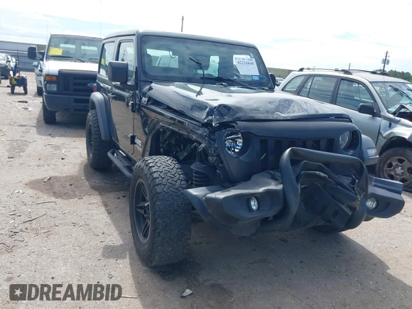 2018 Jeep Wrangler Sport with VIN 1C4GJXAN2JW221404, listed as a IAAI auction lot 42216848 with 53,882 mi miles and . Bid and sale history available at DreamBid. Image 1.
