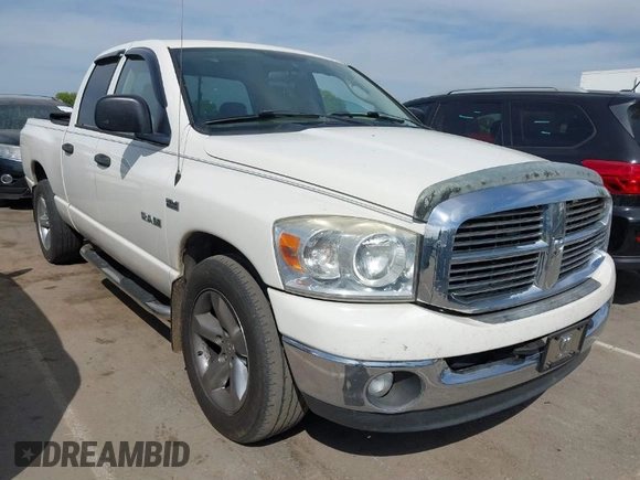 2008 Dodge 1500 SLT with VIN 1D7HA182X8S637446, listed as a IAAI auction lot 42071575 with 190,735 mi miles. Bid and sale history available at carsss.com. Image 1.