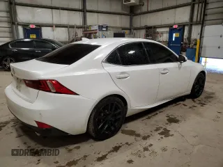 2014 Lexus IS 250 with VIN JTHCF1D27E5002656, listed as a Copart auction lot 52201135 with 194,842 mi miles and Salvage title. Bid and sale history available at DreamBid. Image 3.
