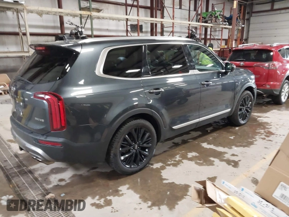 2021 Kia Telluride SX with VIN 5XYP5DHC3MG192018, listed as a IAAI auction lot 41864429 with 79,600 mi miles. Bid and sale history available at carsss.com. Image 4.