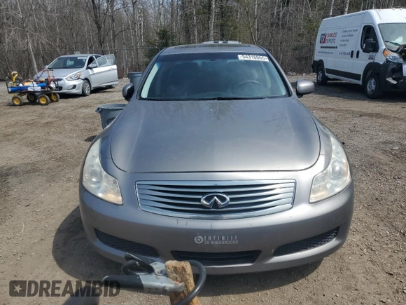 2007 Infiniti G35 with VIN JNKBV61F27M817083, listed as a Copart auction lot 54316065 with 217,079 mi miles and Clean Title. Bid and sale history available at DreamBid. Image 5.