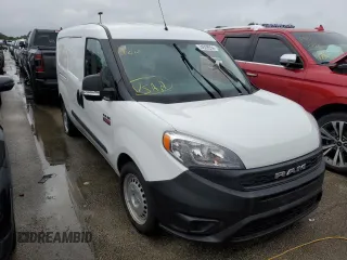 2020 Ram ProMaster City Cargo Tradesman with VIN ZFBHRFAB8L6S38758, listed as a Copart auction lot 74528554 with Not Provided miles and Non Repairable. Bid and sale history available at DreamBid. Image 4.