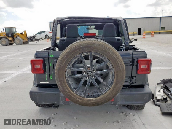 2020 Jeep Wrangler Unlimited Sport S with VIN 1C4HJXDN6LW312825, listed as a Copart auction lot 58836955 with 89,727 mi miles and Salvage title. Bid and sale history available at DreamBid. Image 6.