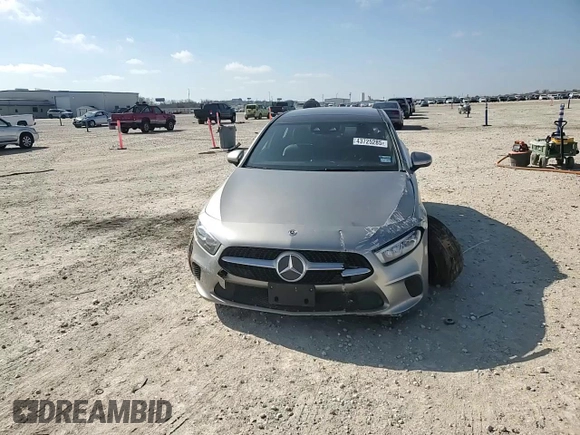 2019 Mercedes-Benz A 220 with VIN WDD3G4FB9KW025445, listed as a Copart auction lot 43725285 with 35,757 mi miles and Salvage Title. Bid and sale history available at DreamBid. Image 10.