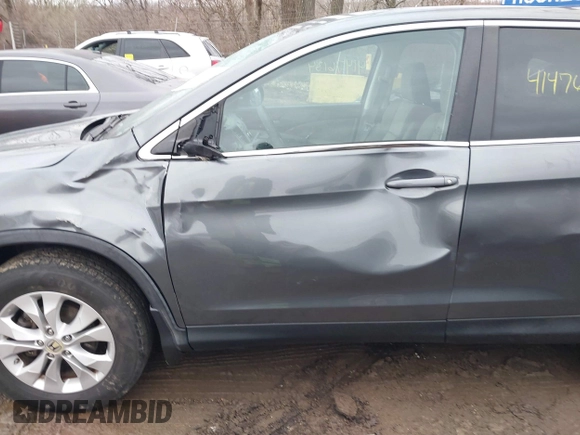 2013 Honda CR-V EX z VIN 5J6RM4H50DL087268, wystawiony jako IAAI lot #41476134 z przebiegiem 102 689 mil mil oraz . Historia ofert i sprzedaży dostępna na DreamBid. Obrazek 14.