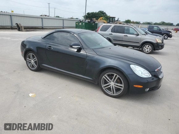 2002 Lexus SC 430 with VIN JTHFN48Y220034780, listed as a Copart auction lot 53880385 with 170,080 mi miles and Clean title. Bid and sale history available at DreamBid. Image 4.
