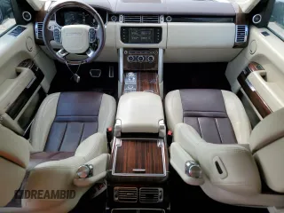 2016 Land Rover Range Rover with VIN SALGW3EF7GA296739, listed as a Copart auction lot 77678794 with 58,193 mi miles and Salvage title. Bid and sale history available at DreamBid. Image 8.