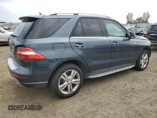 2014 Mercedes-Benz M 350 with VIN 4JGDA2EB9EA414993, listed as a Copart auction lot 43284585 with 163,067 mi miles and Salvage title. Bid and sale history available at DreamBid. Image 3.
