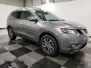 2016 Nissan Rogue SL with VIN 5N1AT2MT4GC881141, listed as a Copart auction lot 51454765 with 129,310 mi miles and Clean Title. Bid and sale history available at carsss.com. Image 4.
