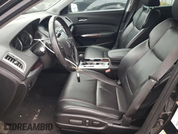2015 Acura TLX Technology with VIN 19UUB1F52FA800324, listed as a Copart auction lot 80523864 with 99,348 mi miles and Salvage title. Bid and sale history available at DreamBid. Image 7.