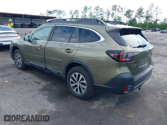 2021 Subaru Outback Premium with VIN 4S4BTADC7M3182130, listed as a IAAI auction lot 42254346 with 57,482 mi miles and . Bid and sale history available at DreamBid. Image 3.