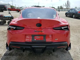 2020 Toyota GR Supra 3.0 with VIN WZ1DB4C09LW026422, listed as a Copart auction lot 65438704 with 58,505 mi miles and Salvage Title. Bid and sale history available at carsss.com. Image 6.