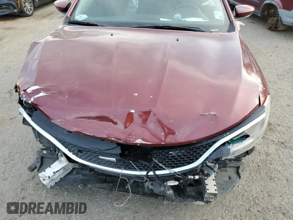 2015 Chrysler 200 Limited with VIN 1C3CCCAB3FN616247, listed as a Copart auction lot 85297264 with 0 mi miles and Salvage Title. Bid and sale history available at carsss.com. Image 11.