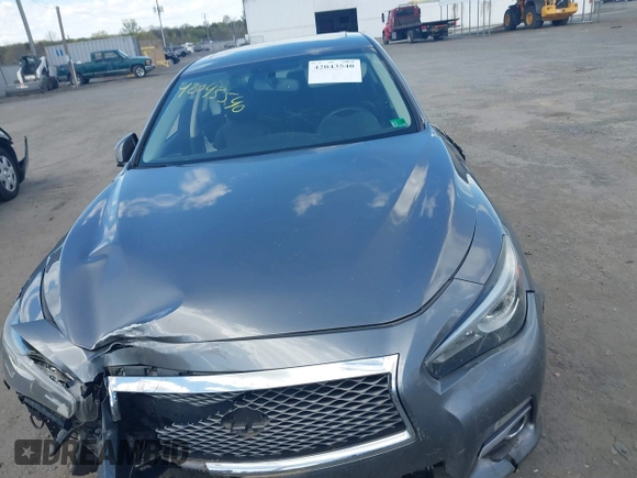2017 Infiniti Q50 3.0t Premium with VIN JN1EV7AR7HM832617, listed as a IAAI auction lot 42043540 with 94,807 mi miles. Bid and sale history available at carsss.com. Image 12.