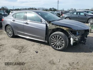 2018 Acura TLX Advance with VIN 19UUB3F7XJA006760, listed as a Copart auction lot 43047455 with 30,299 mi miles and Salvage title. Bid and sale history available at DreamBid. Image 4.