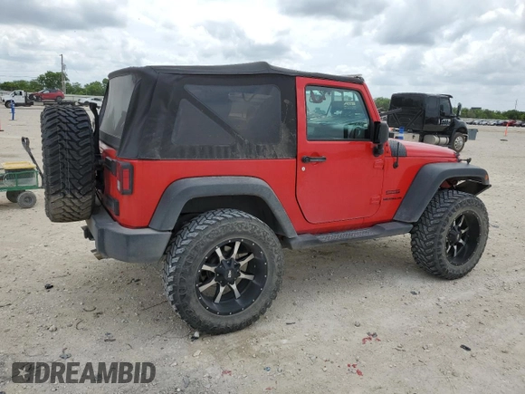 2017 Jeep Wrangler Sport с VIN 1C4AJWAG0HL664146, выставлен на аукционе Copart как лот 54006985 с пробегом 38 008 миль миль и Списание • Salvage title. История ставок и продаж доступна на DreamBid. Изображение 3.