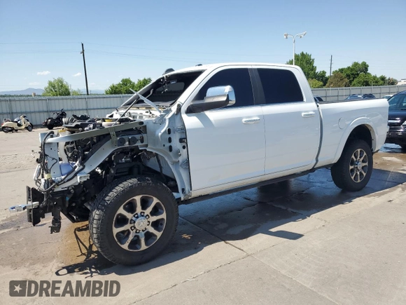 2022 Ram 2500 Longhorn with VIN 3C6UR5GL0NG124686, listed as a Copart auction lot 61404735 with 46,840 mi miles and Salvage title. Bid and sale history available at DreamBid. Image 1.