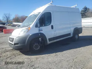 2019 Ram ProMaster Cargo with VIN 3C6TRVBG2KE561103, listed as a Copart auction lot 79913624 with 62,813 mi miles and Salvage Title. Bid and sale history available at DreamBid. Image 1.