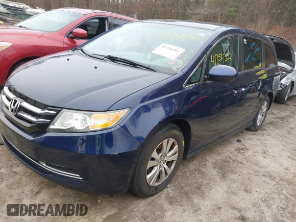 2016 Honda Odyssey SE with VIN 5FNRL5H38GB111448, listed as a IAAI auction lot 41754302 with 114,282 mi miles and . Bid and sale history available at DreamBid. Image 17.