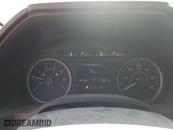 2018 Ford F-150 XL with VIN 1FTEX1CP3JKG09699, listed as a Copart auction lot 49448455 with 74,673 mi miles and Clean Title. Bid and sale history available at carsss.com. Image 9.