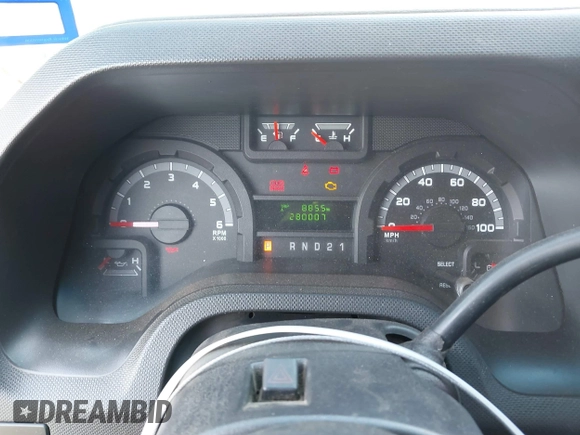 2013 Ford Econoline Cargo Commercial with VIN 1FTNE1EW6DDA38244, listed as a IAAI auction lot 41577325 with 280,007 mi miles and . Bid and sale history available at carsss.com. Image 7.