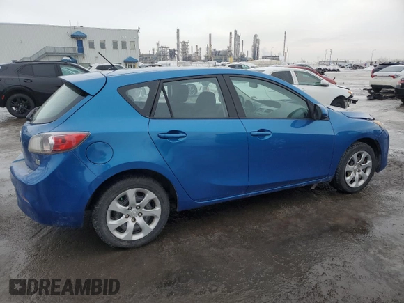 2013 Mazda 3 GX with VIN JM1BL1KF9D1834534, listed as a Copart auction lot 46580245 with 138,273 mi miles and Salvage Title. Bid and sale history available at carsss.com. Image 3.