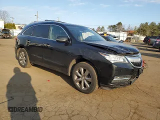 2014 Acura MDX Advance with VIN 5FRYD4H81EB013131, listed as a Copart auction lot 49038505 with Not Provided miles and Salvage Title. Bid and sale history available at DreamBid. Image 4.