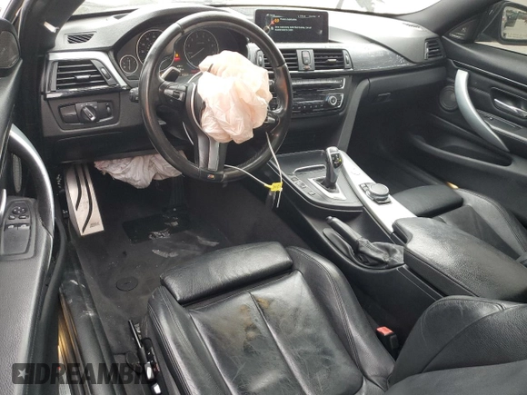 2016 BMW 4 Series 435i with VIN WBA3R1C54GK195905, listed as a Copart auction lot 89040925 with 141,256 mi miles and Salvage title. Bid and sale history available at DreamBid. Image 8.