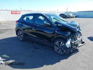2019 Nissan Kicks SV with VIN 3N1CP5CU4KL494389, listed as a IAAI auction lot 42042184 with 35,479 mi miles and . Bid and sale history available at DreamBid. Image 1.