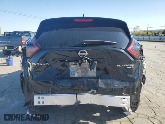 2024 Nissan Murano Platinum with VIN 5N1AZ2DS8RC117897, listed as a Copart auction lot 52198185 with 2,449 mi miles and Clean title. Bid and sale history available at DreamBid. Image 6.