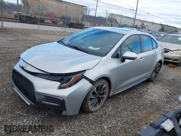 2021 Toyota Corolla XSE with VIN JTDT4MCE6MJ056475, listed as a IAAI auction lot 41428201 with 70,990 mi miles. Bid and sale history available at carsss.com. Image 18.