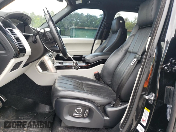 2016 Land Rover Range Rover Supercharged с VIN SALGS2EF9GA276529, выставлен на аукционе Copart как лот 59654875 с пробегом 100 379 миль миль и Списание • Salvage title. История ставок и продаж доступна на DreamBid. Изображение 7.