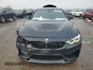 2018 BMW M3 with VIN WBS8M9C50J5K99733, listed as a Copart auction lot 38483924 with 40,210 mi miles. Bid and sale history available at carsss.com. Image 5.