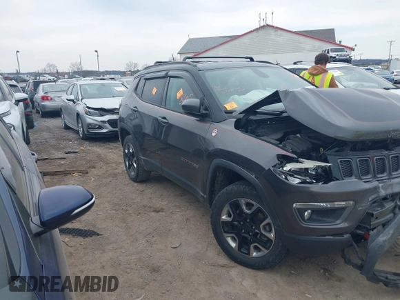 2017 Jeep Compass Trailhawk with VIN 3C4NJDDBXHT630533, listed as a IAAI auction lot 41668105 with 37,036 mi miles and . Bid and sale history available at DreamBid. Image 13.