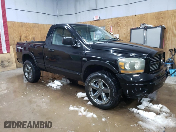 2006 Dodge 1500 SLT with VIN 1D7HU16276J185209, listed as a Copart auction lot 85576394 with 180,446 mi miles and Clean Title. Bid and sale history available at DreamBid. Image 4.