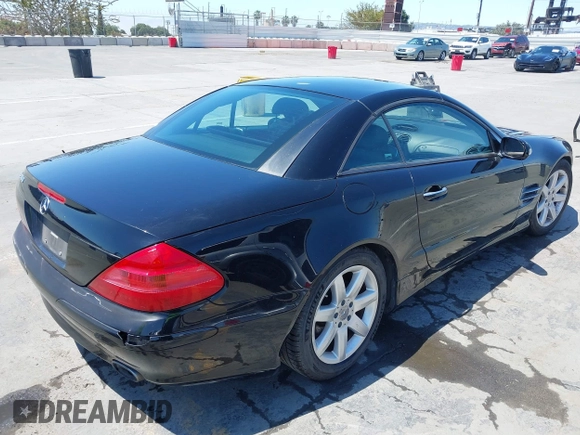 2003 Mercedes-Benz SL 500 with VIN WDBSK75F23F015866, listed as a IAAI auction lot 42415510 with 141,049 mi miles and . Bid and sale history available at DreamBid. Image 4.