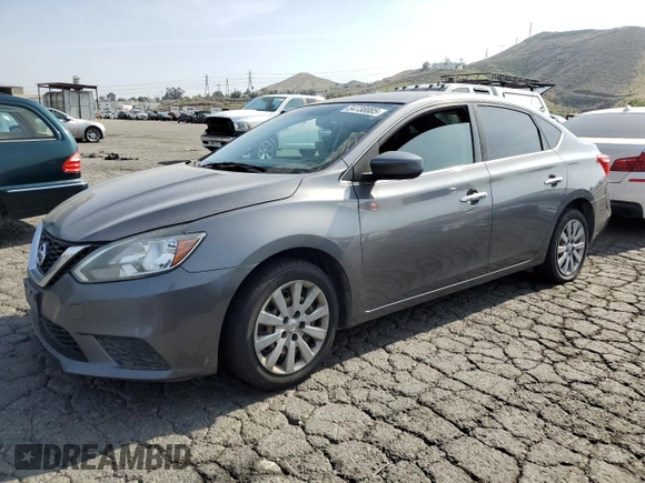 2017 Nissan Sentra SV with VIN 3N1AB7AP3HL669870, listed as a Copart auction lot 54738085 with 147,593 mi miles and Clean Title. Bid and sale history available at carsss.com. Image 1.