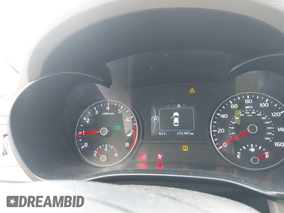 2017 Kia Optima EX with VIN 5XXGU4L34HG126243, listed as a IAAI auction lot 42180111 with 171,747 mi miles and . Bid and sale history available at DreamBid. Image 7.