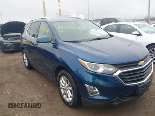 2019 Chevrolet Equinox LT z VIN 2GNAXKEV0K6150983, wystawiony jako IAAI lot #41848049 z przebiegiem 132 435 mil mil oraz . Historia ofert i sprzedaży dostępna na DreamBid. Obrazek 1.