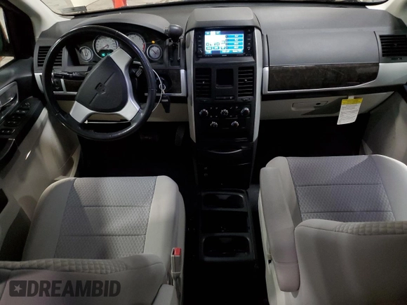 2010 Dodge Grand Caravan Crew with VIN 2D4RN6DX8AR372392, listed as a Copart auction lot 53079155 with 30,142 mi miles and Salvage Title. Bid and sale history available at DreamBid. Image 8.