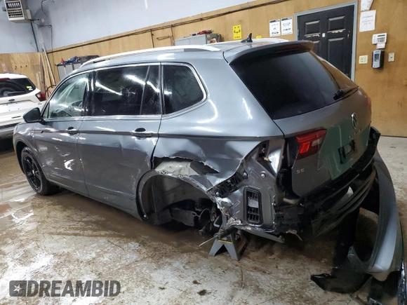 2023 Volkswagen Tiguan SE with VIN 3VVMB7AX1PM011274, listed as a Copart auction lot 48601205 with 17,831 mi miles and Non repairable. Bid and sale history available at DreamBid. Image 2.