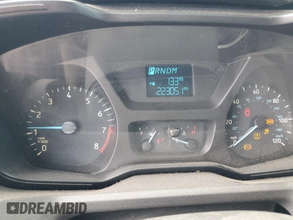 2019 Ford Transit with VIN 1FTYR2CM1KKA09221, listed as a Copart auction lot 56328235 with 223,051 mi miles and Salvage title. Bid and sale history available at DreamBid. Image 9.
