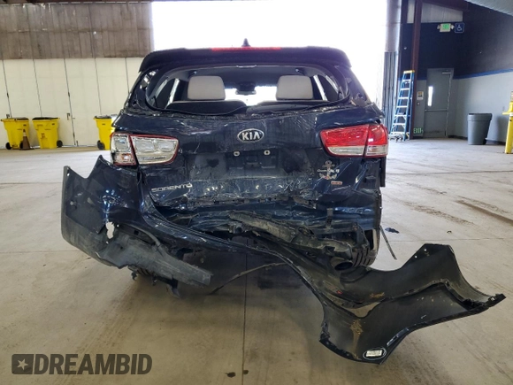 2018 Kia Sorento LX with VIN 5XYPGDA35JG352125, listed as a Copart auction lot 49778945 with 96,332 mi miles and Salvage Title. Bid and sale history available at carsss.com. Image 6.