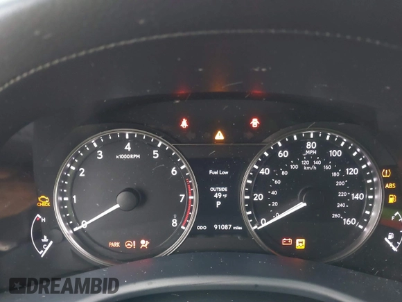 2015 Lexus GS 350 with VIN JTHCE1BL7FA005550, listed as a IAAI auction lot 41846779 with 91,087 mi miles. Bid and sale history available at carsss.com. Image 7.